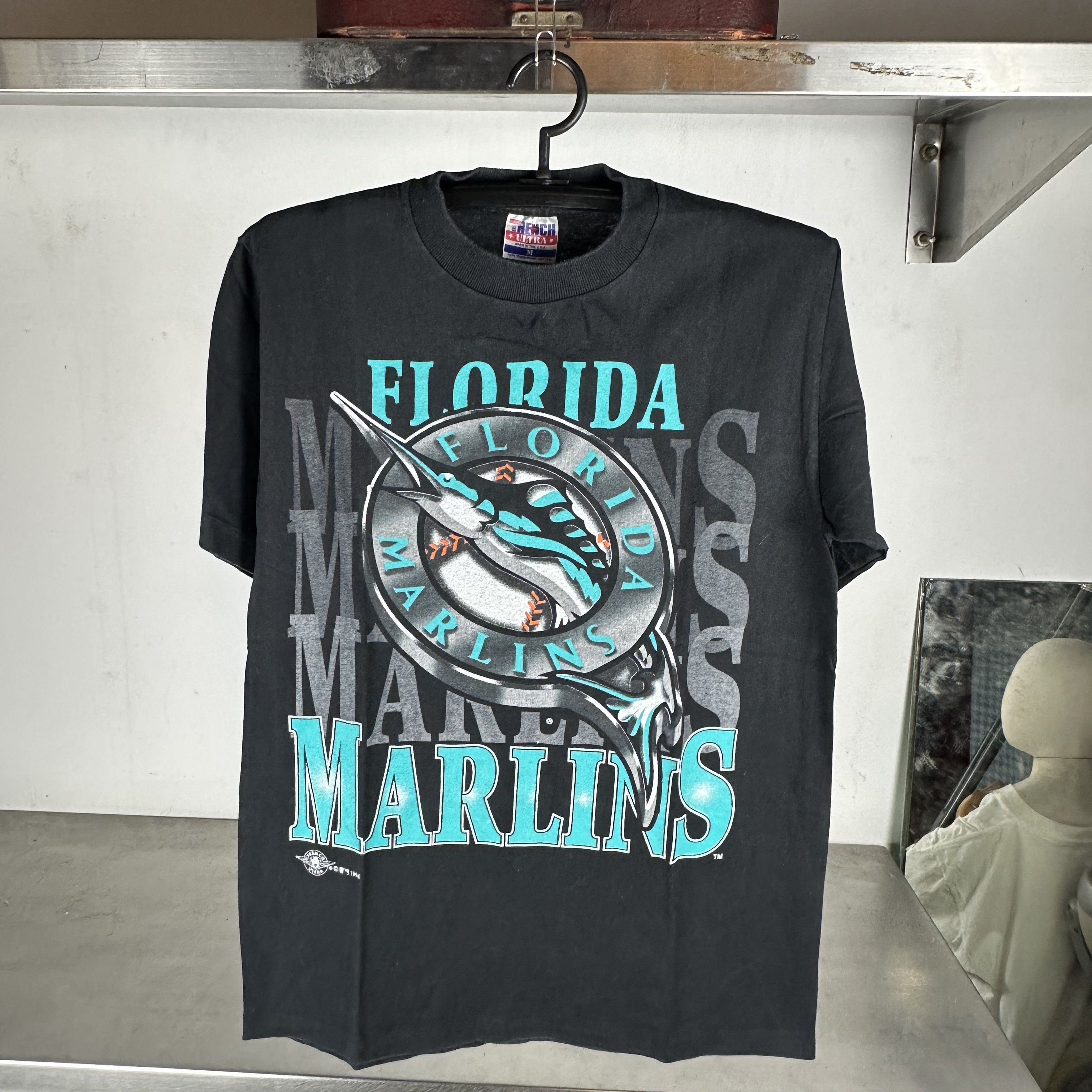 Vintage Vintage 1994 Florida Marlins Baseball MLB Graphic T-Shirt Size US M / EU 48-50 / 2 - 1 Thumbnail