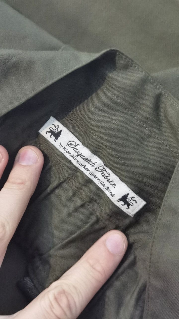 Sasquatchfabrix Sasquatch Fabrix Green High Waisted Casual Pants Size US 32 / EU 48 - 3 Thumbnail