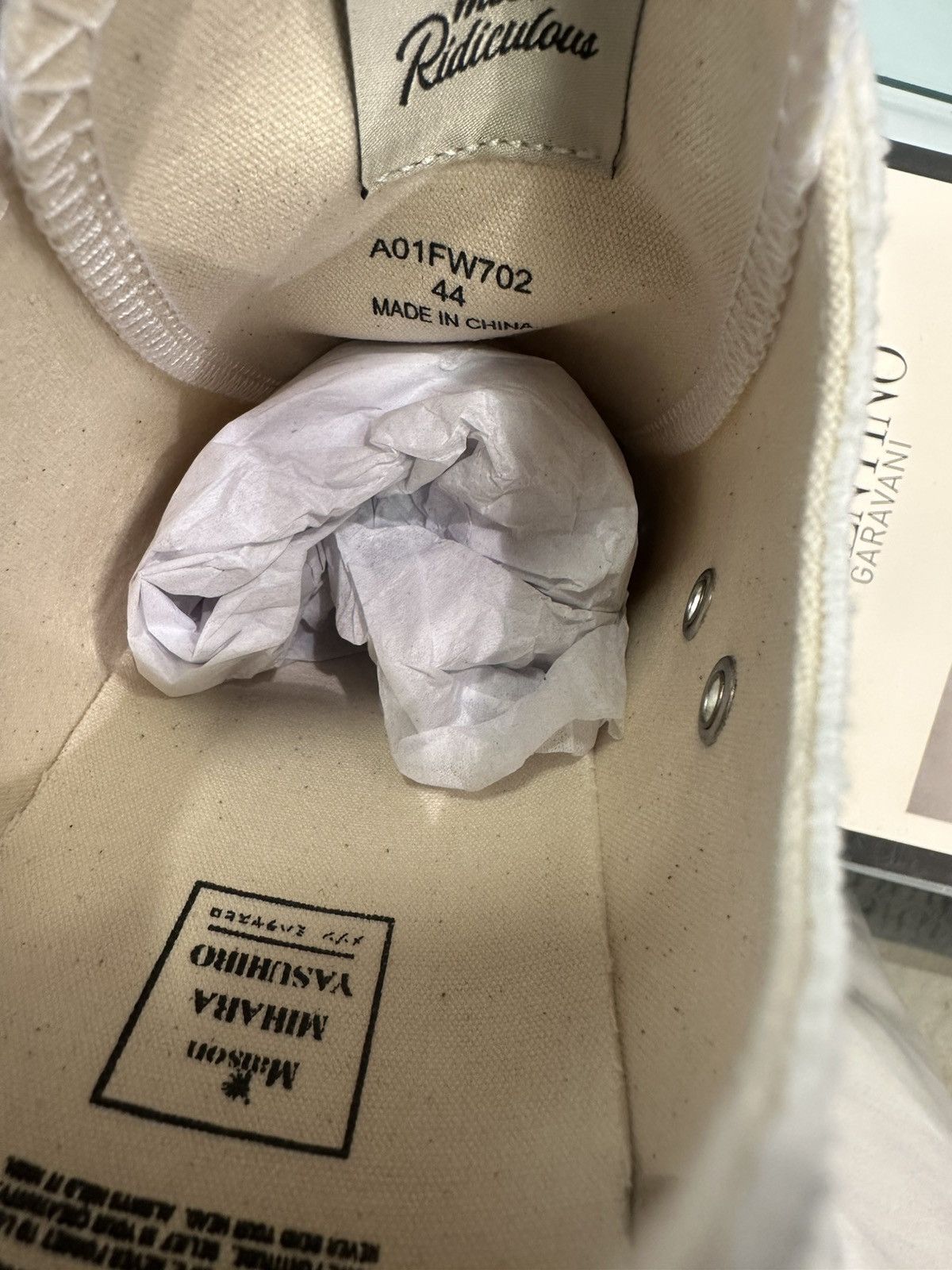 Maison MIHARA YASUHIRO MAISON MIHARA YASUHIRO - Peterson Low White Sneakers Size US 11 / EU 44 - 6 Thumbnail