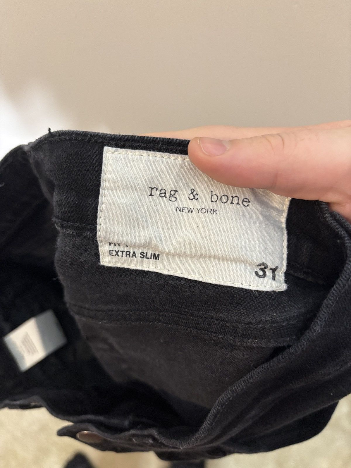 Rag & Bone Rag & Bone Fit 1 Extra Slim Jeans Size US 31 - 3 Thumbnail