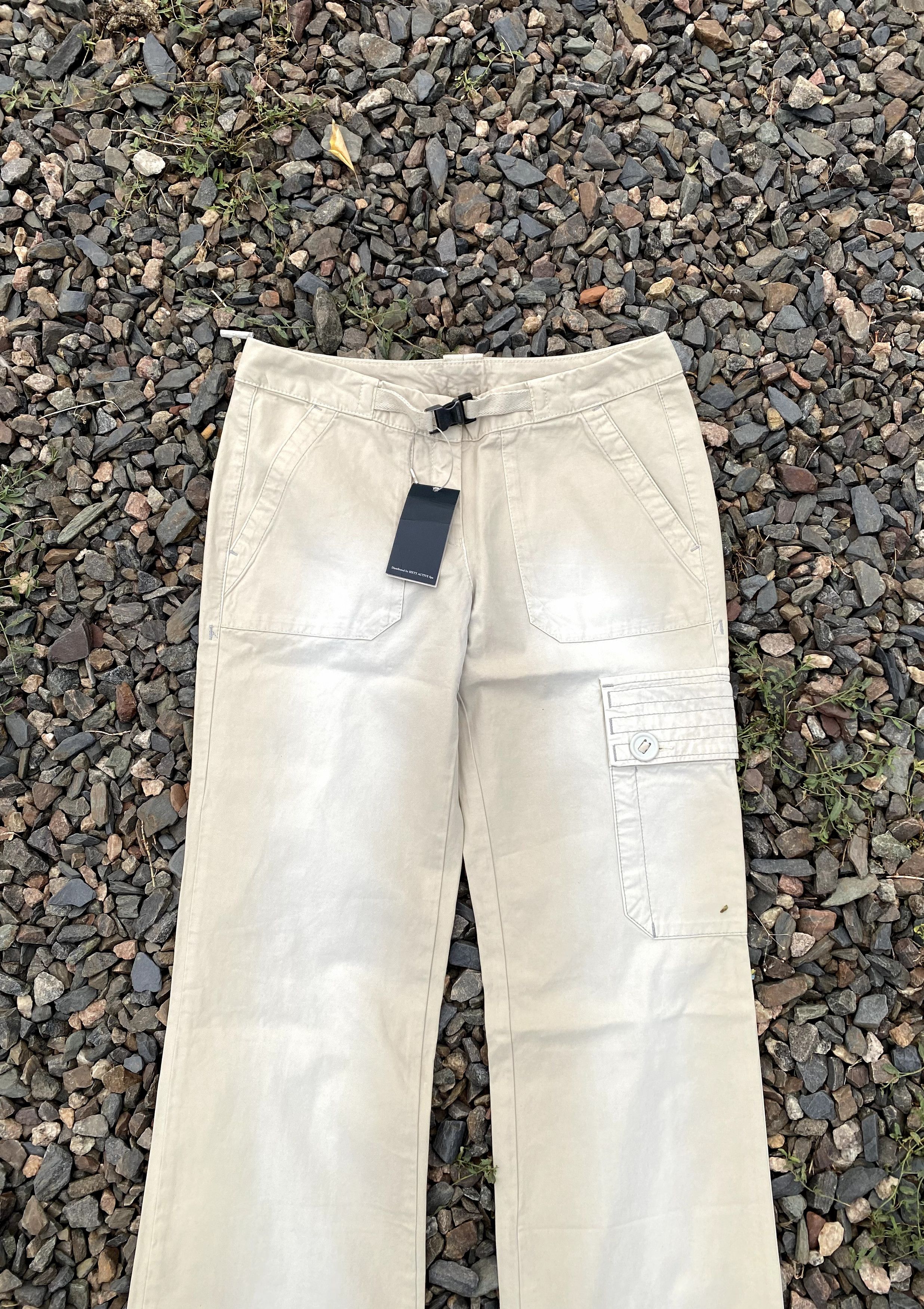Japanese Brand Vintage Faded Cargo Biege Pants Streetwear Size US 30 / EU 46 - 3 Thumbnail