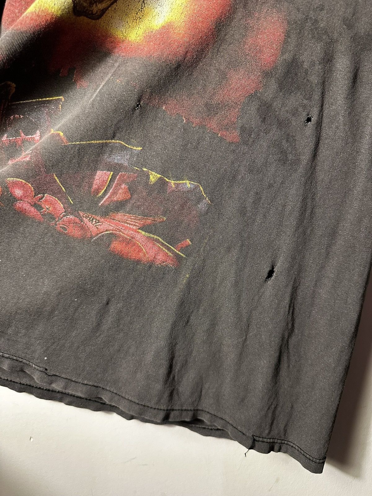 Slayer Vintage 1993 Slayer Tour Tee L Faded Size US L / EU 52-54 / 3 - 6 Thumbnail
