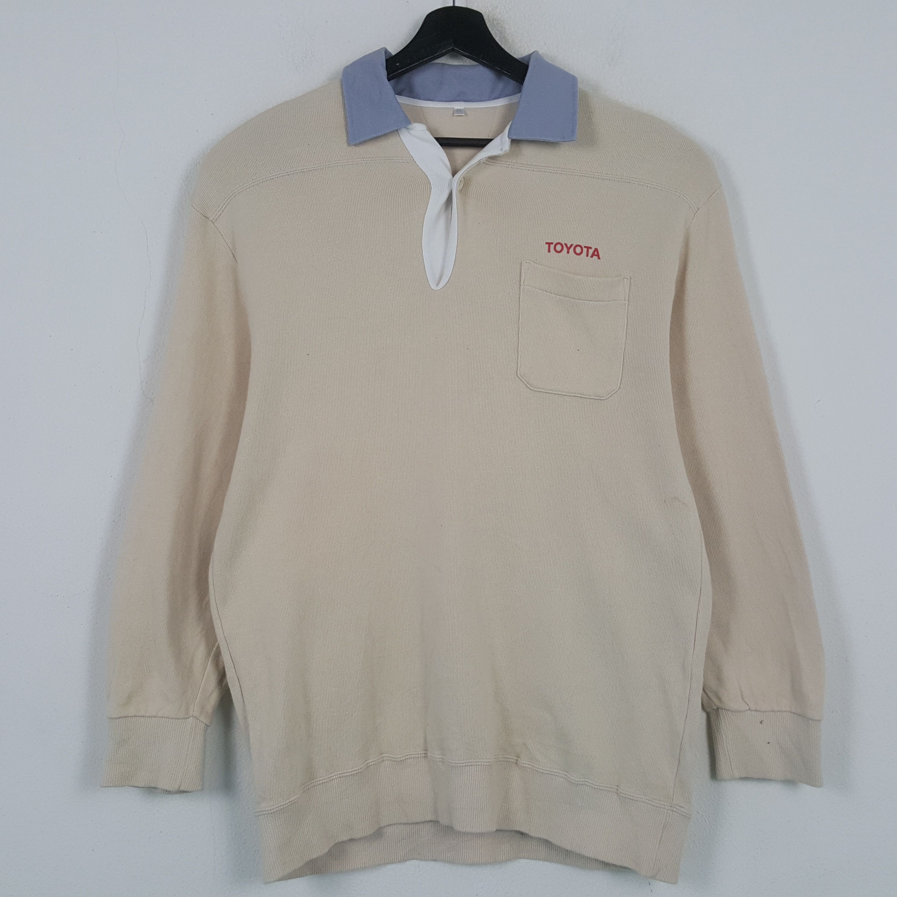 Japanese Brand TOYOTA Japanese Motorsports Collar Sweatshirt C296N5 Size US S / EU 44-46 / 1 - 3 Thumbnail