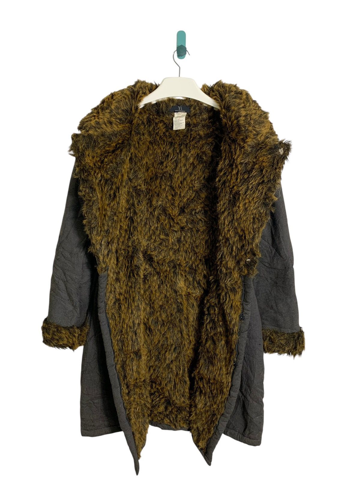Yohji Yamamoto Vintage 1990’s Y’s By Yohji Yamamoto faux fur jacket Size M / US 6-8 / IT 42-44 - 1 Thumbnail