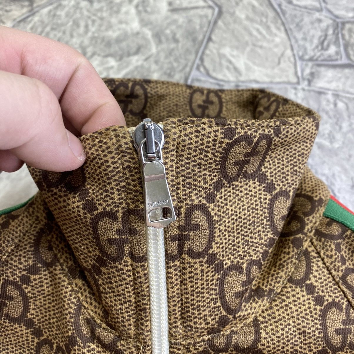 Gucci Gucci Monogram Logo GG Jacquard Track Suit Zip-up Jacket Size US M / EU 48-50 / 2 - 9 Thumbnail