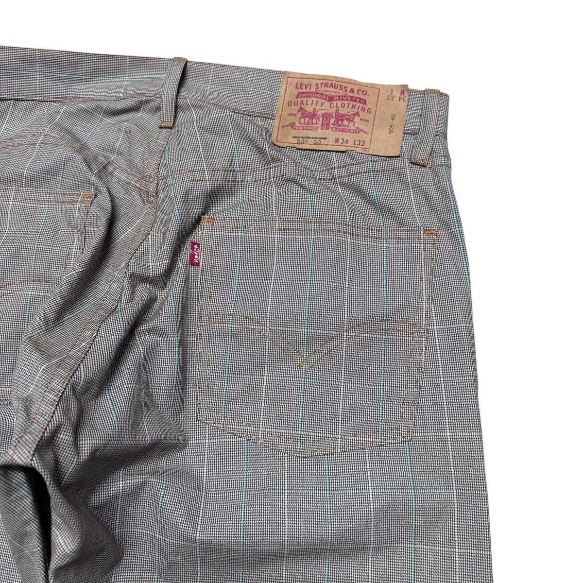 Levi's Vintage Levis 505 Houndstooth Jeans Size US 34 / EU 50 - 11 Thumbnail
