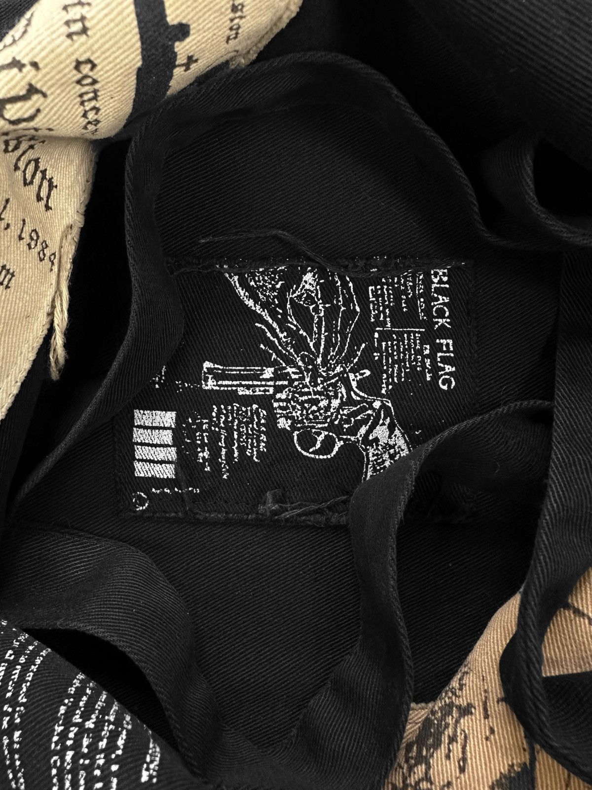 Raf Simons AW01 Raf Simons Riot Riot Riot Patchwork Crossbody Tote Bag Size ONE SIZE - 6 Thumbnail