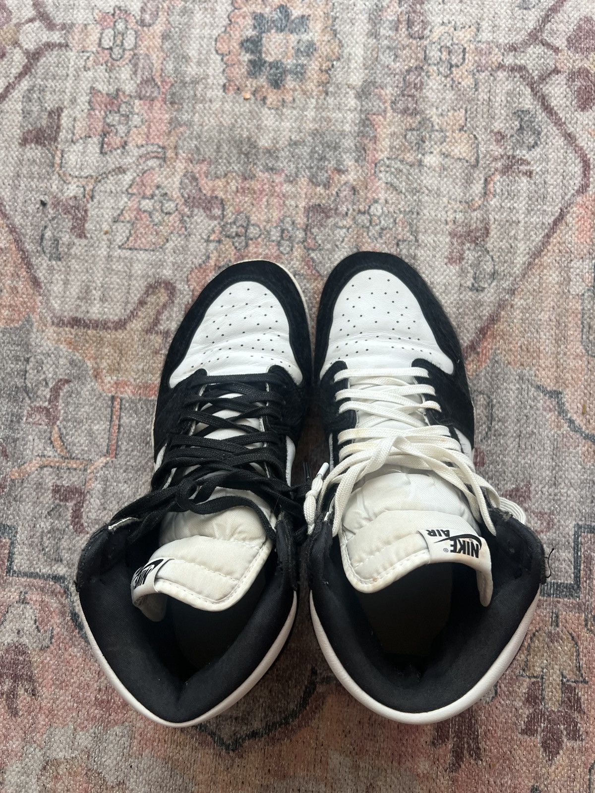 Jordan Brand × Nike Jordan 1 High Panda Twist Calfhair Size US 9 / EU 42 - 4 Thumbnail