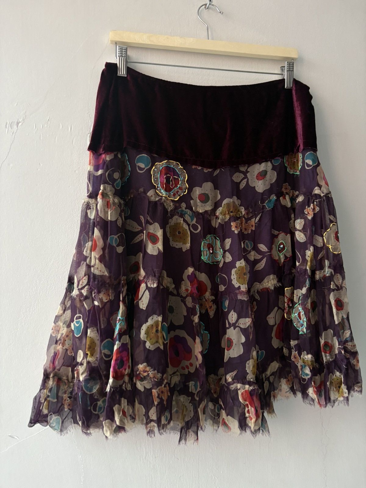 Vintage Park Bravo silk skirt Size 28" / US 6 / IT 42 - 6 Thumbnail