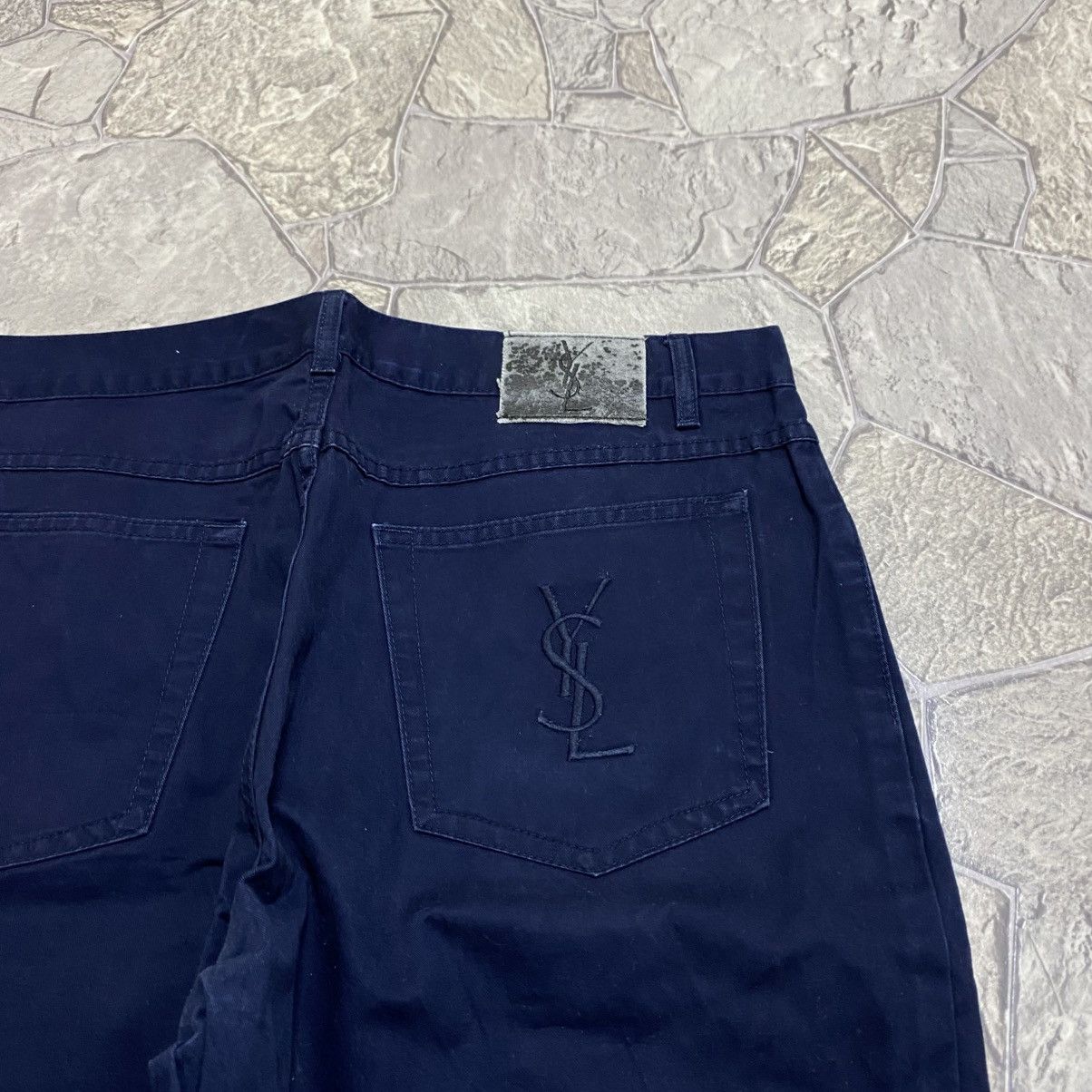 Yves Saint Laurent Vintage Yves Saint Laurent YSL Pants Chino Big Logo Baggy Size US 36 / EU 52 - 4 Thumbnail