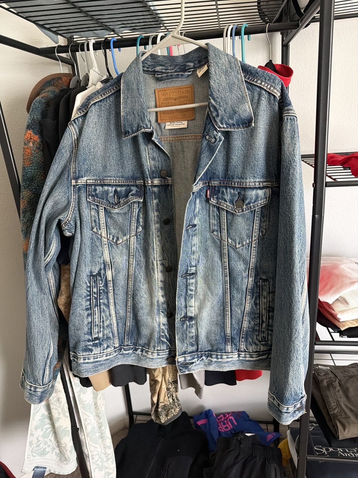Levi's Levis Premium denim jacket Size US L / EU 52-54 / 3 - 1 Thumbnail