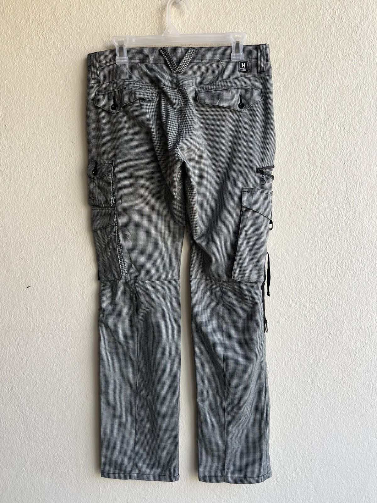 Nicole Club Nicole Hideaways Japan Houndstooth Cargo Flare Trouser Pant Size US 30 / EU 46 - 24 Thumbnail