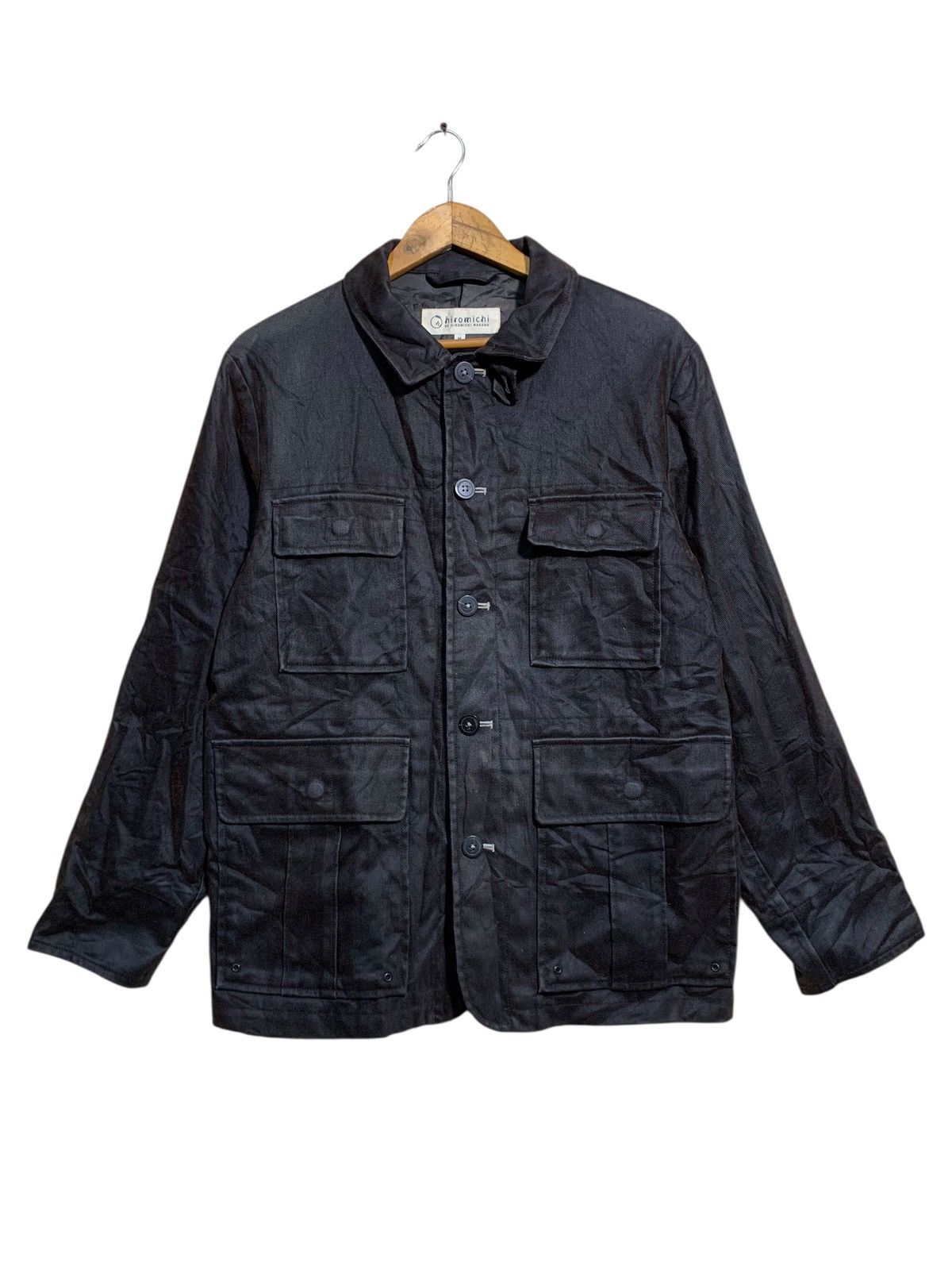 Japanese Brand 🔥HIROMICHI NAKANO BROWN COATED UTILITY JACKETS Size US M / EU 48-50 / 2 - 1 Thumbnail