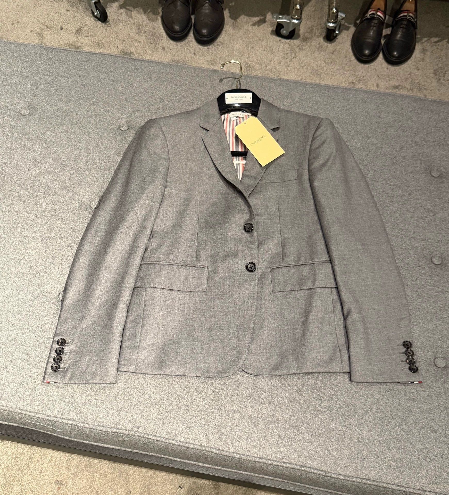 Thom Browne Thom Browne Classic Mid Gray Suit Size1 100% Wool Size US S / EU 44-46 / 1 - 3 Thumbnail