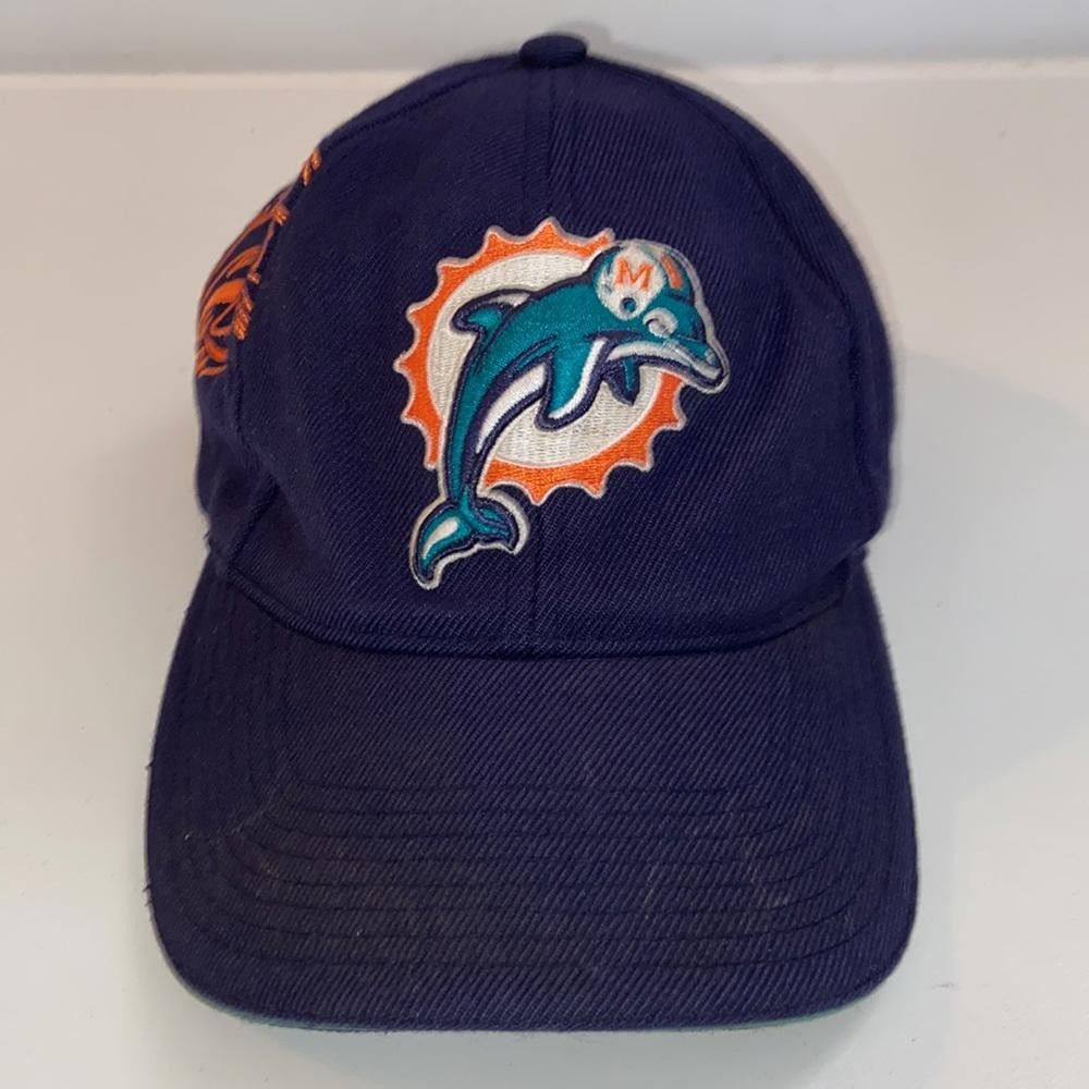 NFL Vintage 1990’s Miami Dolphins Ball Cap Size ONE SIZE - 2 Thumbnail