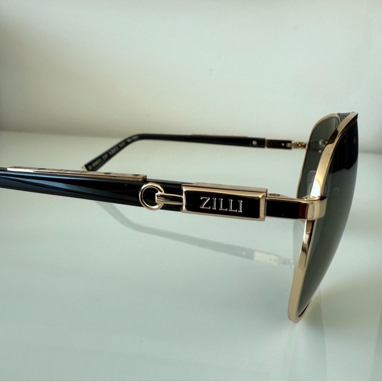 Zilli NEW!!! Zilli aviator men sunglasses Z65021 C01 Retail 890$ Size ONE SIZE - 4 Thumbnail