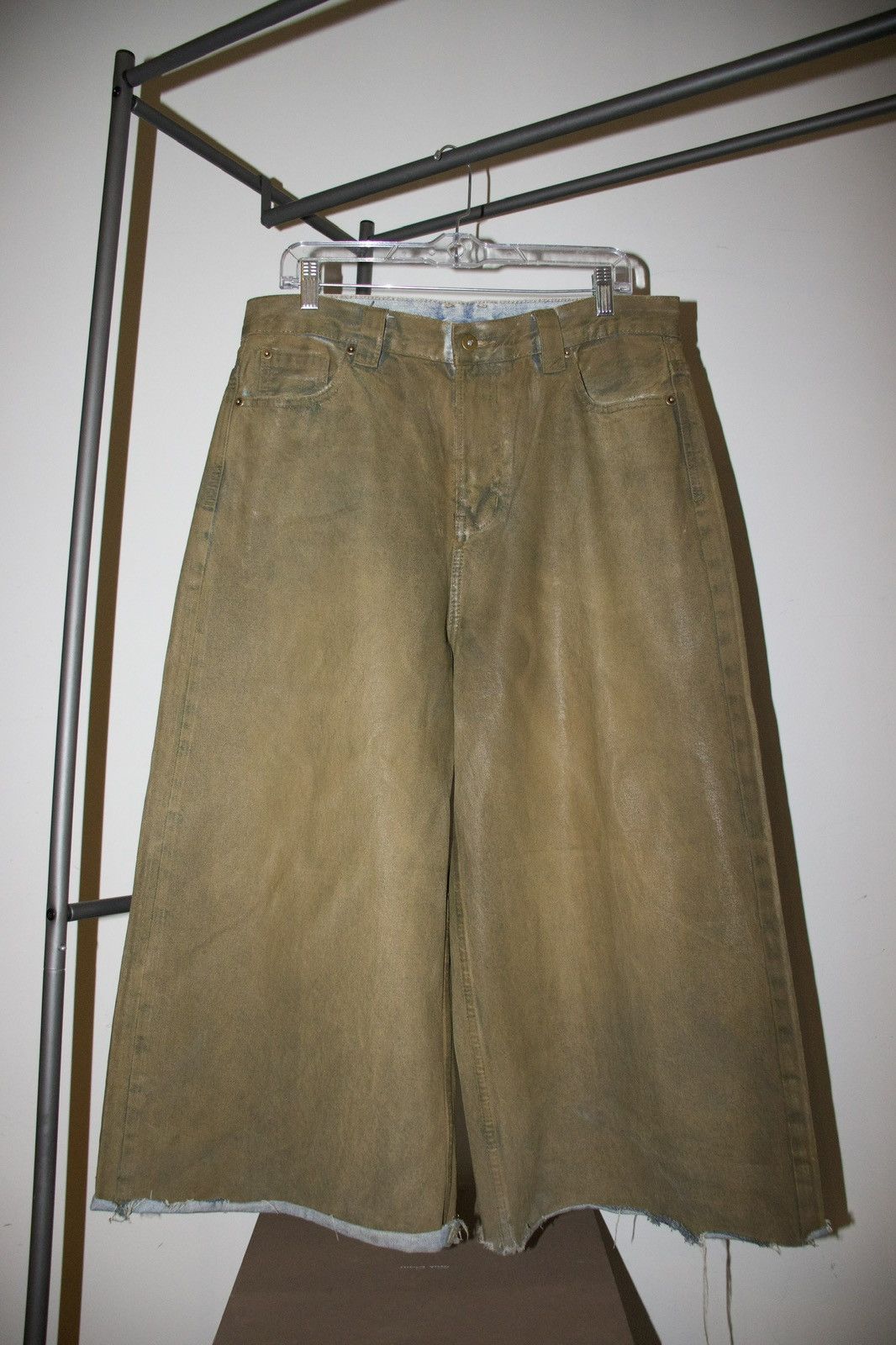 Japanese Brand KRIPT WAXED BAGGY JEANS Size US 30 / EU 46 - 1 Thumbnail