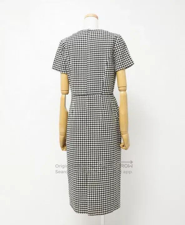 Comme des Garcons Comme des Garcons Retro Houndstooth Openwork Geo Round Nec Size M / US 6-8 / IT 42-44 - 2 Thumbnail
