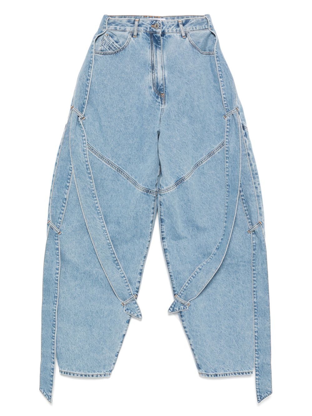 The Attico WIDE-LEG DENIM JEANS Size 26" / US 2 / IT 38 - 1 Thumbnail