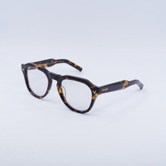 Valentino Valentino V-TALE II VLX-139B Eyeglasses Havana 52mm Aviator Size ONE SIZE - 9 Thumbnail