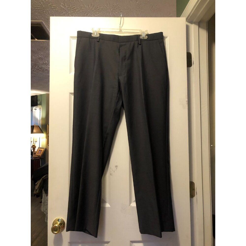 United Colors Of Benetton united colors of benetton men's gray dress pants size: 38/30 Size 38R - 1 Thumbnail