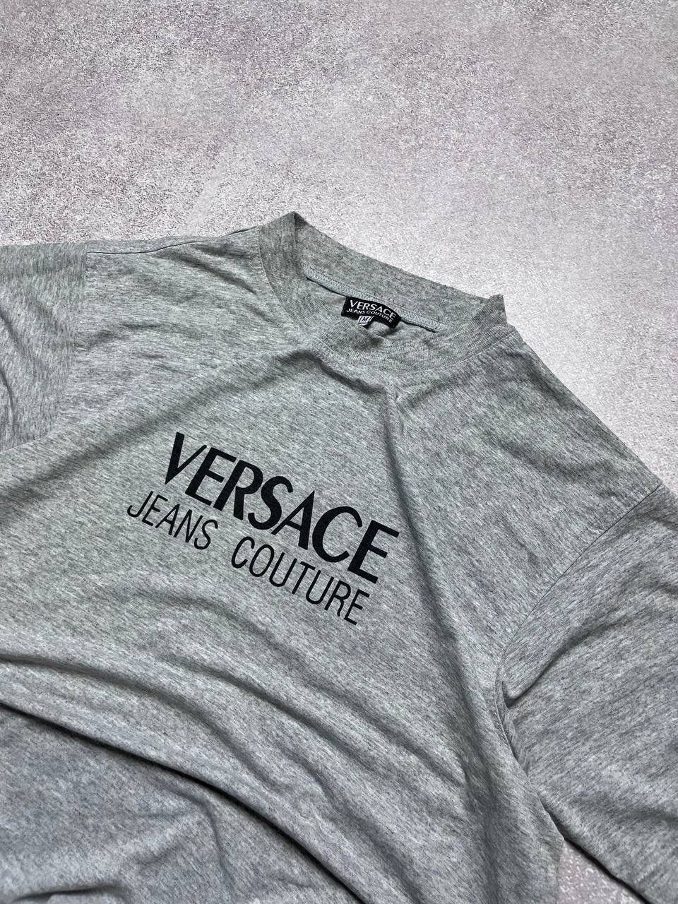 Versace × Vintage Vintage Versace Jeans Big Logo Boxy T-shirt M Size US M / EU 48-50 / 2 - 2 Thumbnail