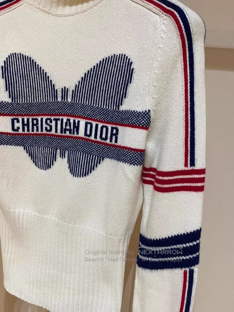Dior Dior Autumn and Winter Ski Series Butterfly Pattern Pullov Size XS / US 0-2 / IT 36-38 - 6 Thumbnail