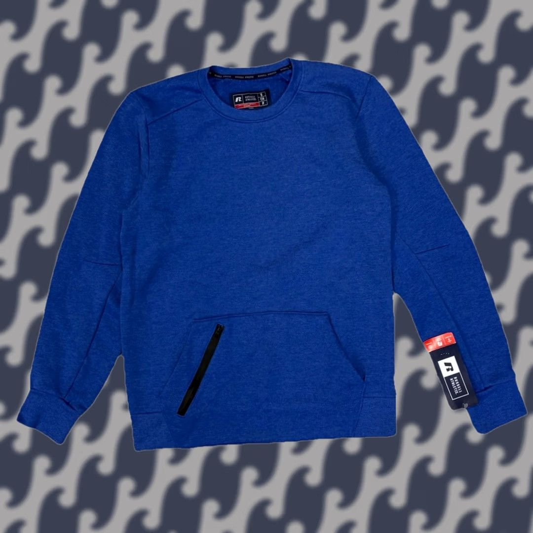 Russell Athletic Russell Athletic Sweatshirt Crewneck NWT • Size Small • Blue Heather • Cotton Blend • Pullover • Men Size US S / EU 44-46 / 1 - 1 Thumbnail