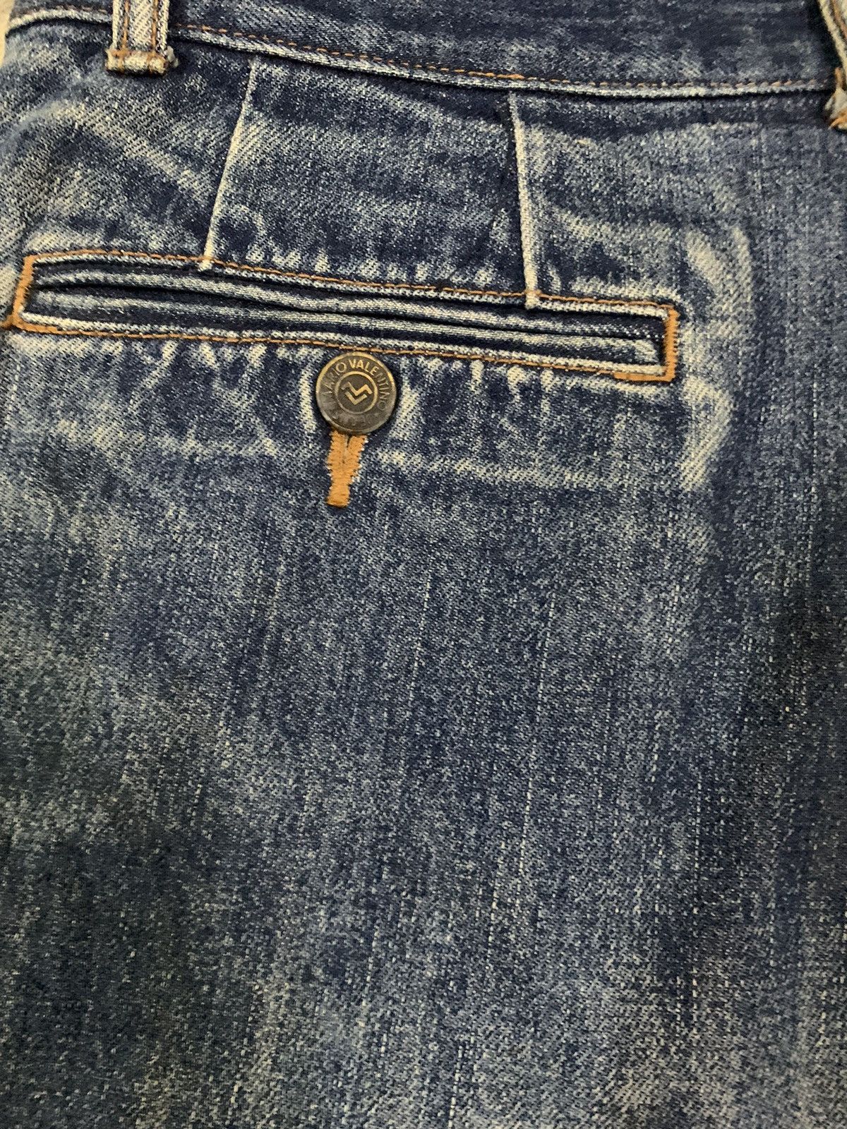 Valentino Vintage Mario Valentino Mud Washed Baggy Distressed Jeans Size US 32 / EU 48 - 10 Thumbnail