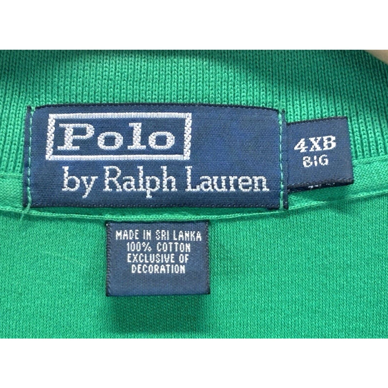 Ralph Lauren VINTAGE Polo Ralph Lauren Polo Shirt 4XB Men Big & Tall Green Orange Pony Polo Shirt Men Big & Tall Green Orange Pony Size US XXL / EU 58 / 5 - 5 Thumbnail