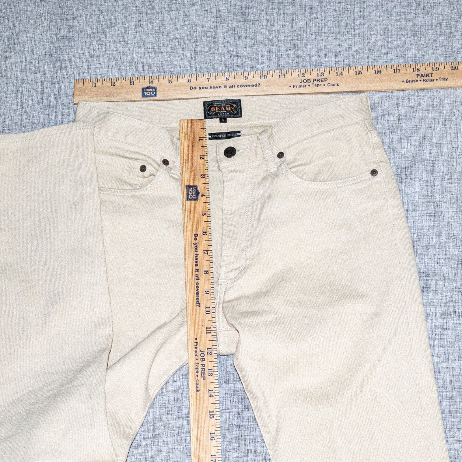 Beams Plus Beams Plus Japan Men's Small Corduroy Pants 5-Pocket Beige Size US 30 / EU 46 - 9 Thumbnail