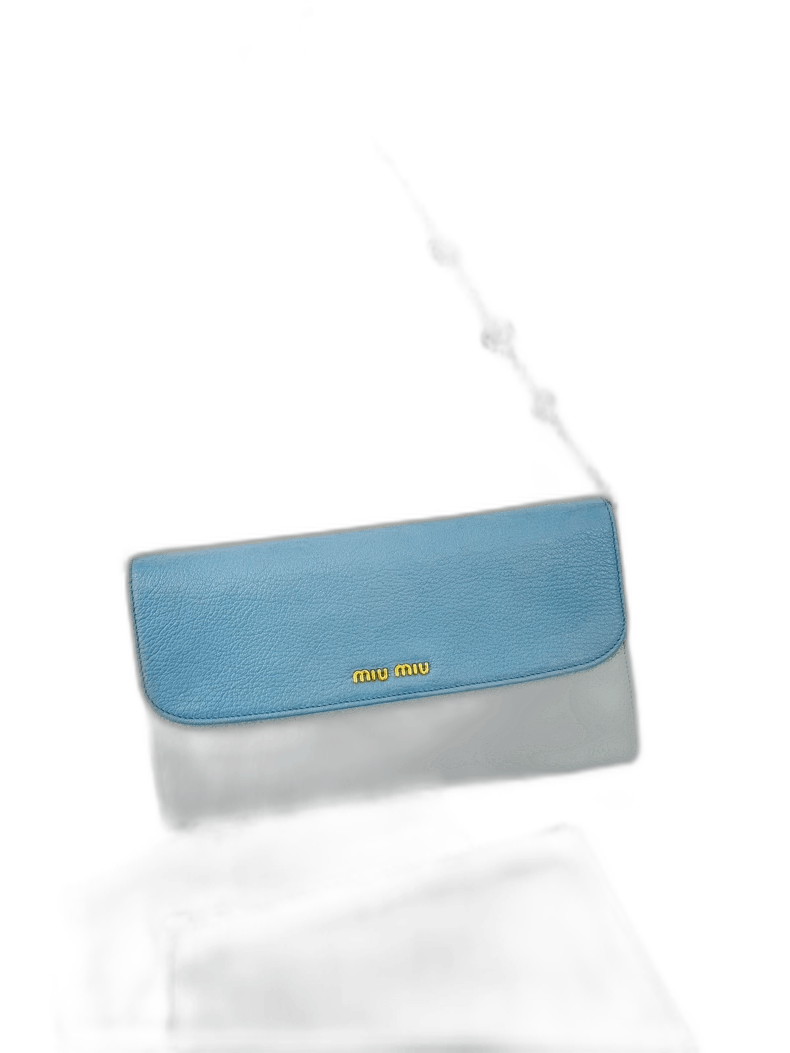 Prada Miumiu Tri-Fold Wallet with Chain Size ONE SIZE - 1 Thumbnail