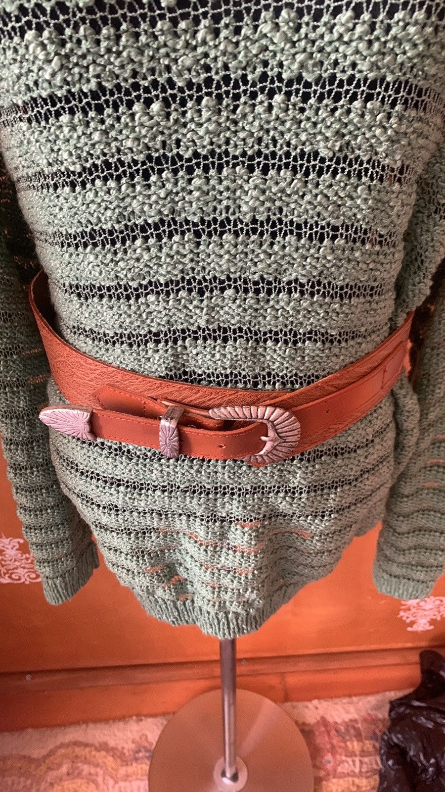 Designer × Other × Vintage Vintage 80s Leather Layered Belt Size ONE SIZE - 5 Thumbnail