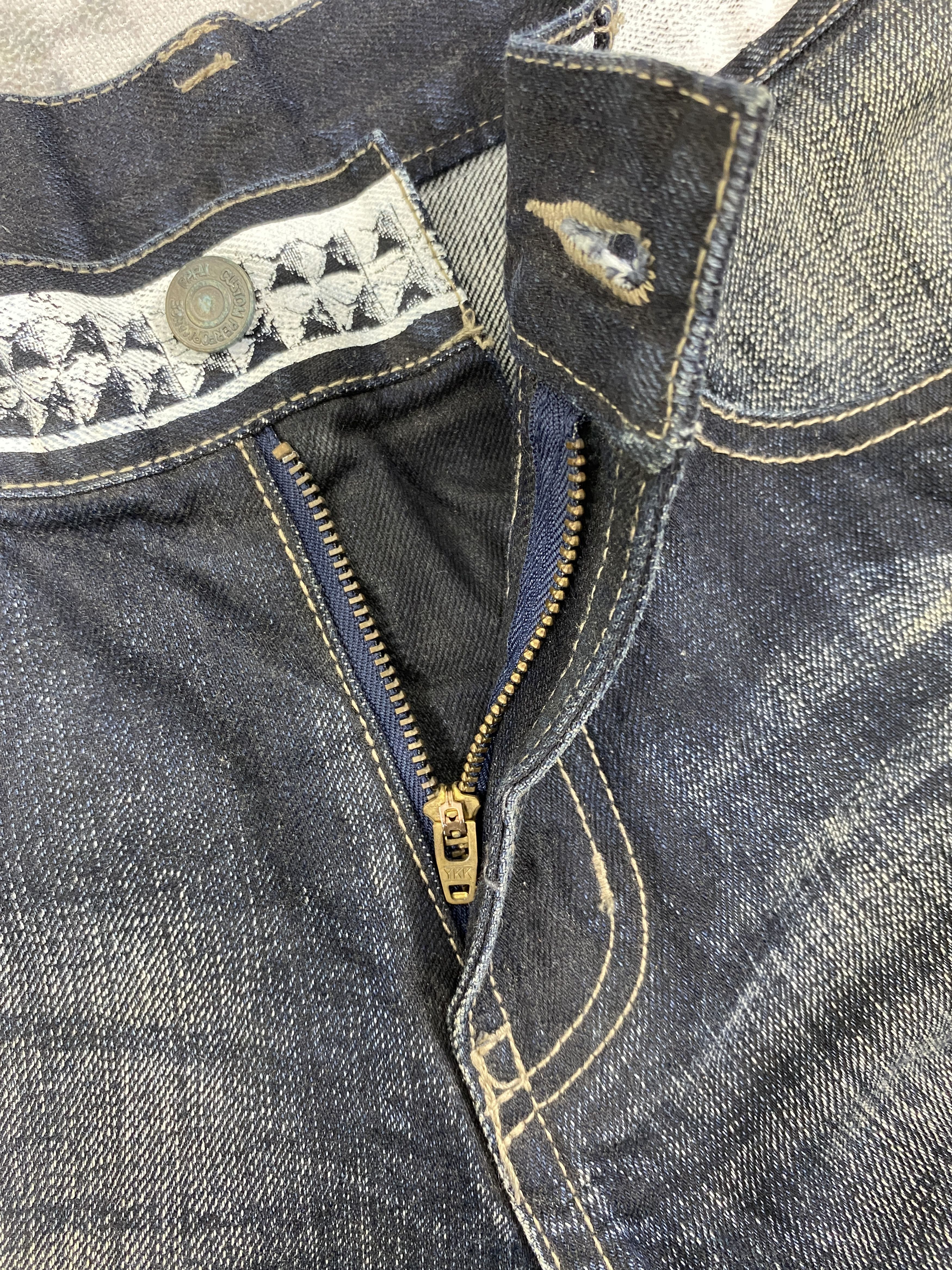 Le Grande Bleu (L.G.B.) Vintage PPFM Jeans 32x28 lgb style Denim - JN2604 Size US 32 / EU 48 - 6 Thumbnail
