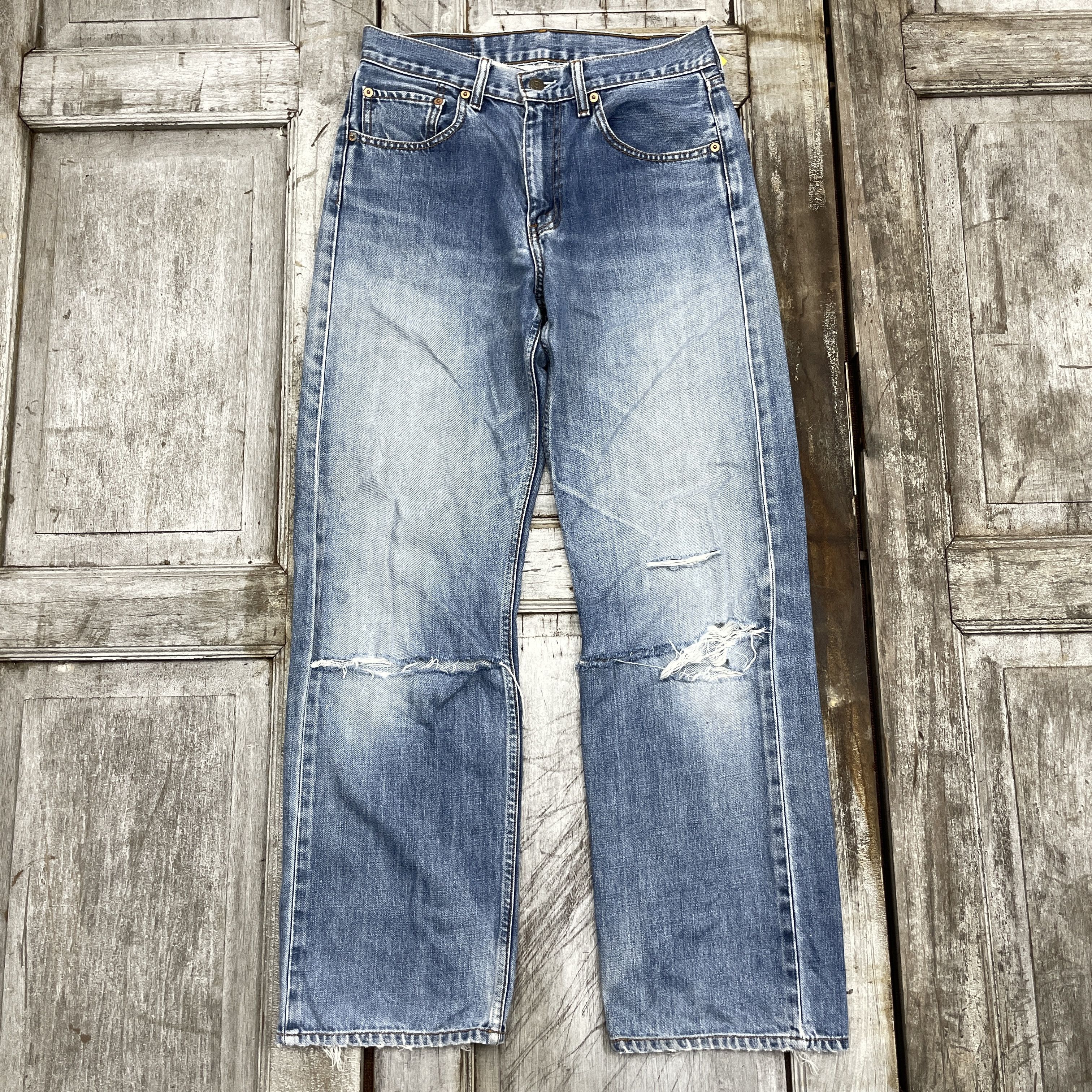 Levi's Vintage Levi's 512 Faded Distressed Jeans-WC317 Size US 30 / EU 46 - 1 Thumbnail