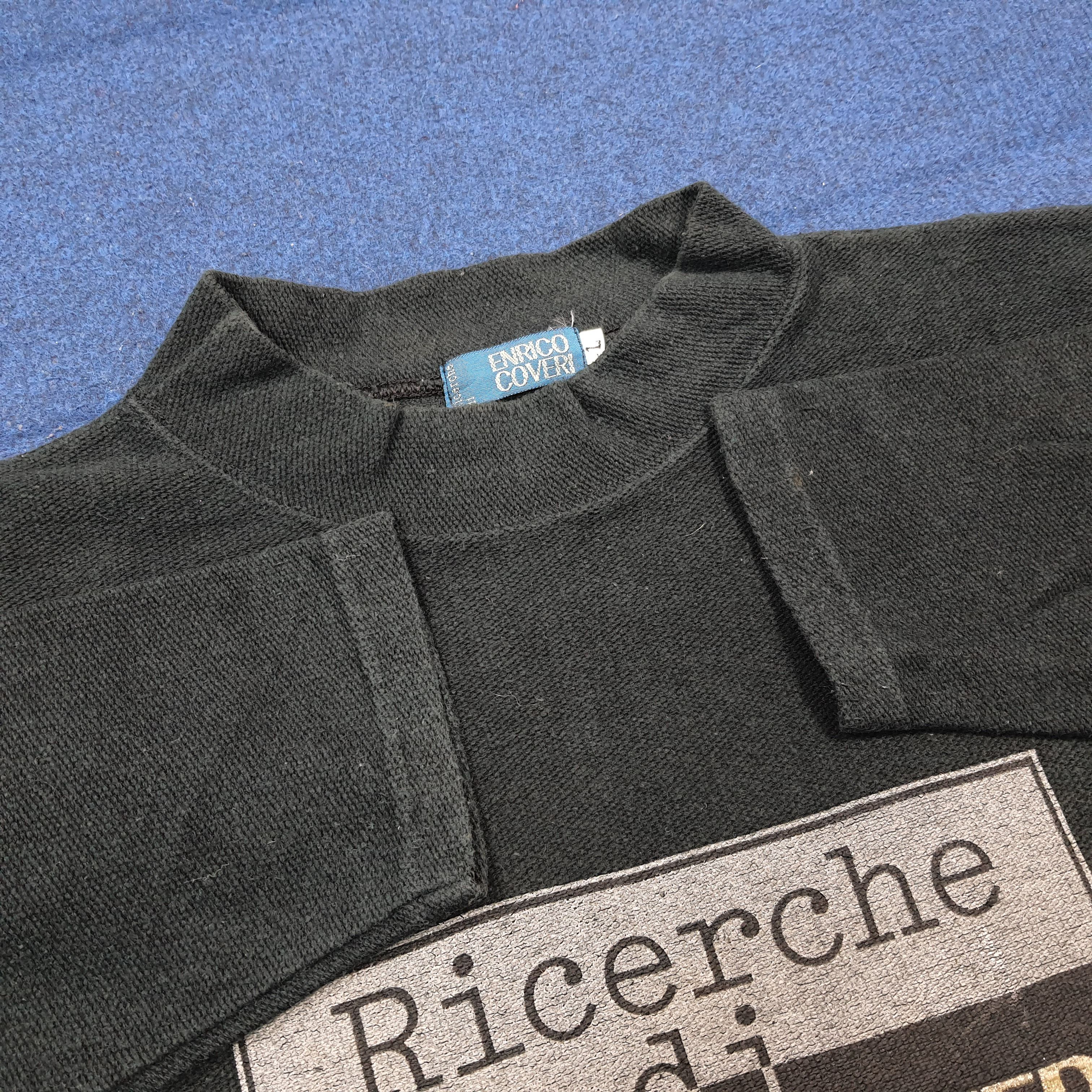Enrico Coveri Vintage Ricerche di Enrico Coveri Mock Neck Pullover C289N19 Size US L / EU 52-54 / 3 - 5 Thumbnail