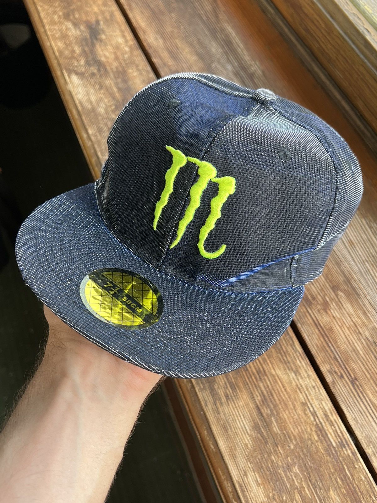 Vintage Vintage Y2K Affliction Style Monster Energy Reflective Cap Size ONE SIZE - 3 Thumbnail