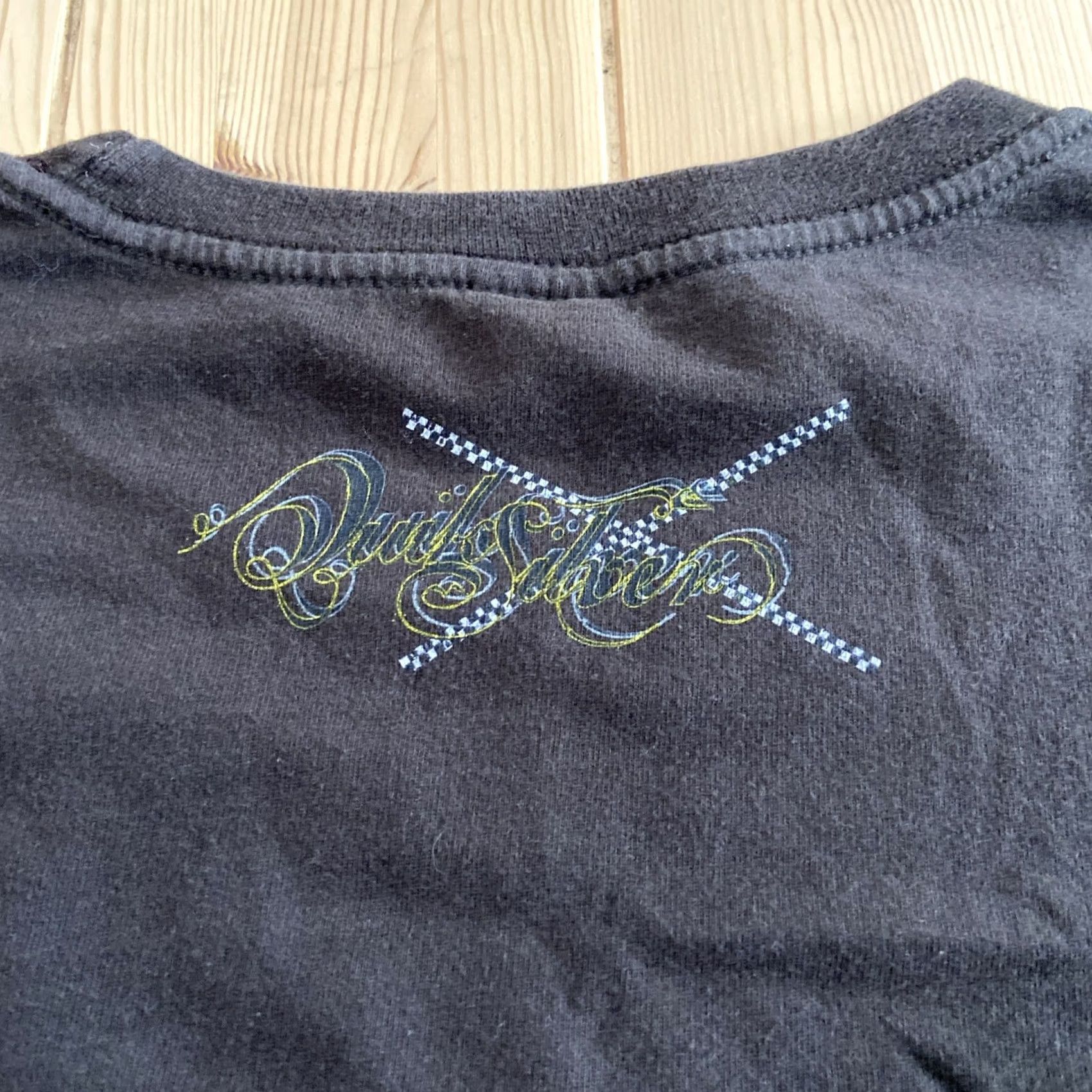 Quiksilver VINTAGE Quiksilver Shirt XL Brown 90s Logo Graphic Print Men T-Shirt Short Sleeve Crew Neck Summer Beach Mexico Size US XL / EU 56 / 4 - 7 Thumbnail