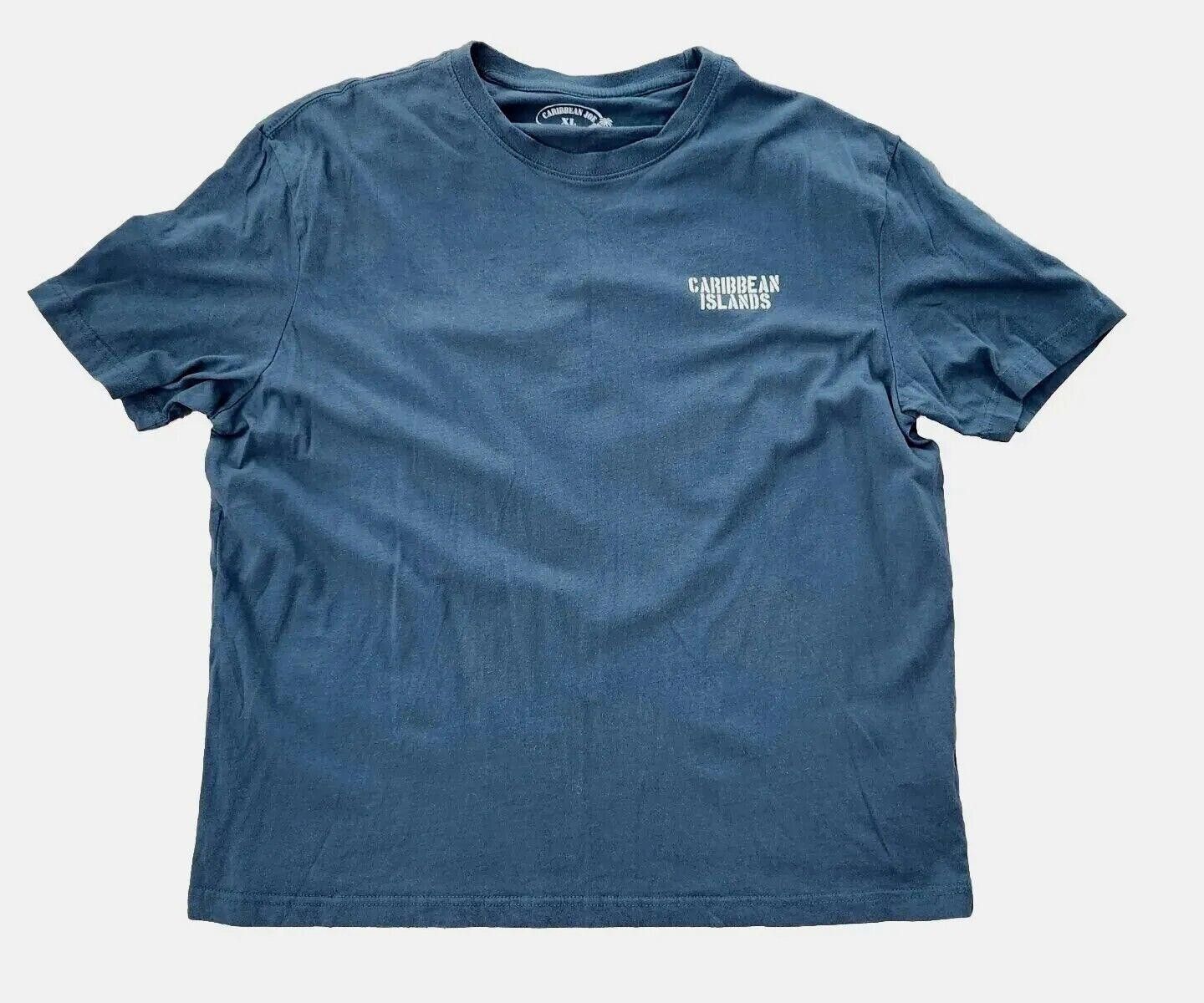 Designer Caribbean Joe Shirt Mens Extra Large Teal Sunset Size US XL / EU 56 / 4 - 1 Thumbnail