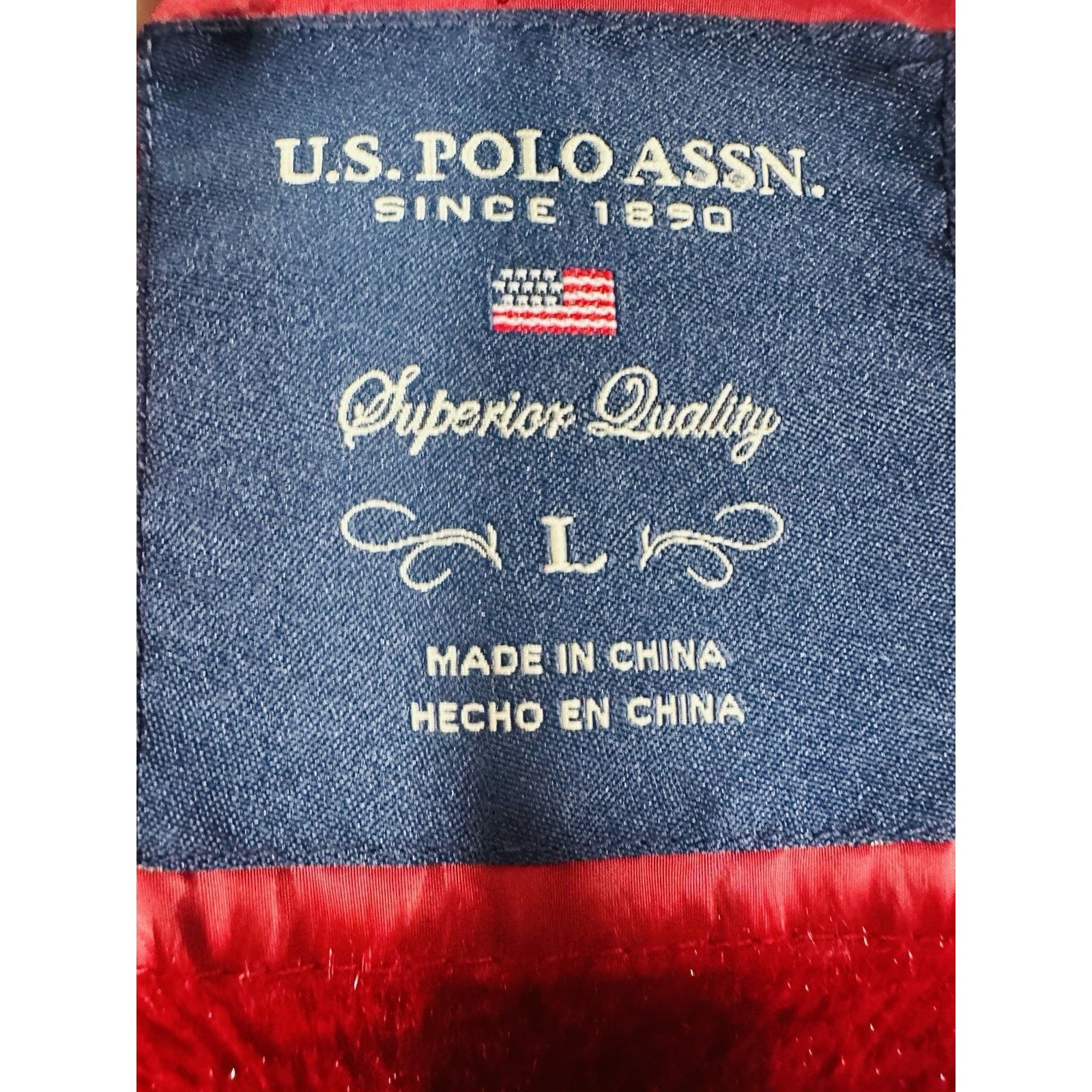 Polo Ralph Lauren U.S. Polo Assn. Women's Puffer Jacket Lightweight Coat Size L / US 10 / IT 46 - 7 Thumbnail