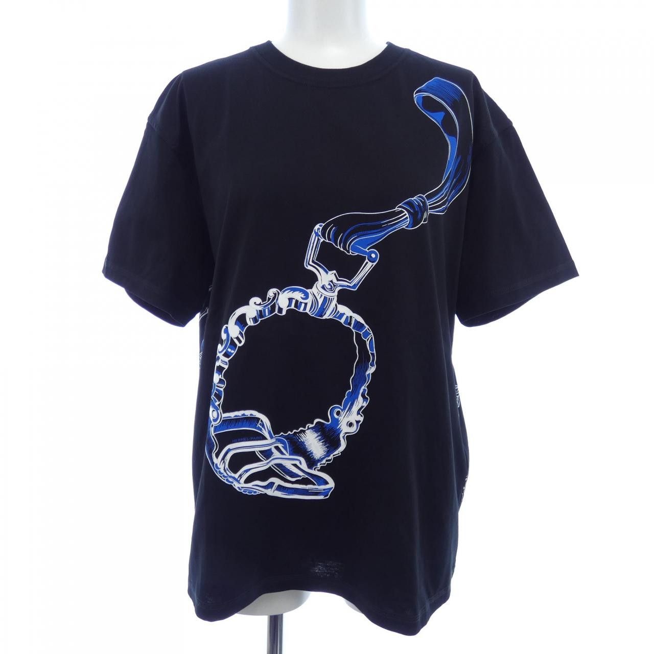 Hermes Hermes Hermès ETRIERS4E4651DC T-shirt Cotton T-Shirts DUTY FREE for USA Size ONE SIZE - 1 Thumbnail