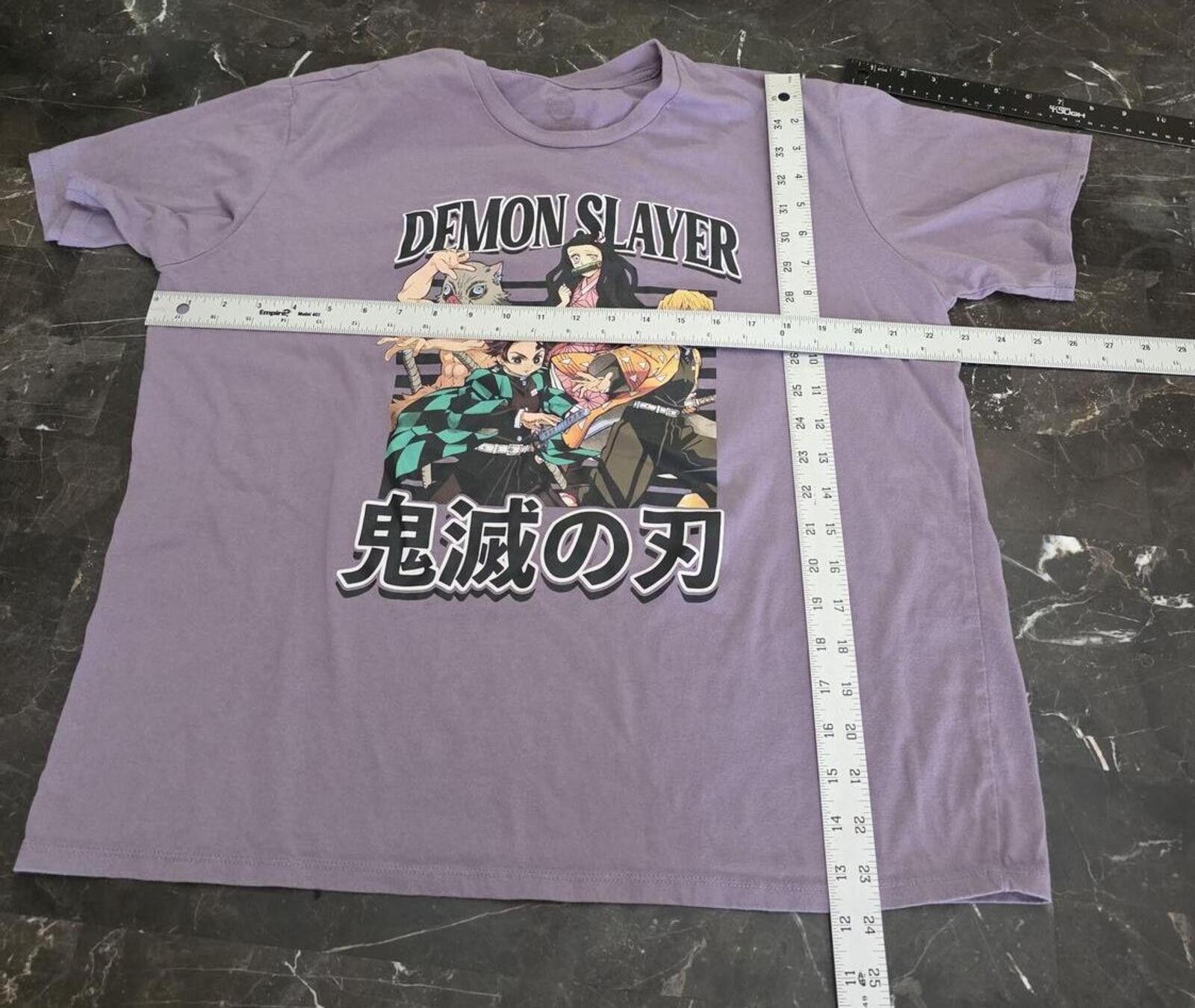 Other Demon Slayer Anime Graphic Light Purple T-Shirt Size XXL Size ONE SIZE - 5 Thumbnail
