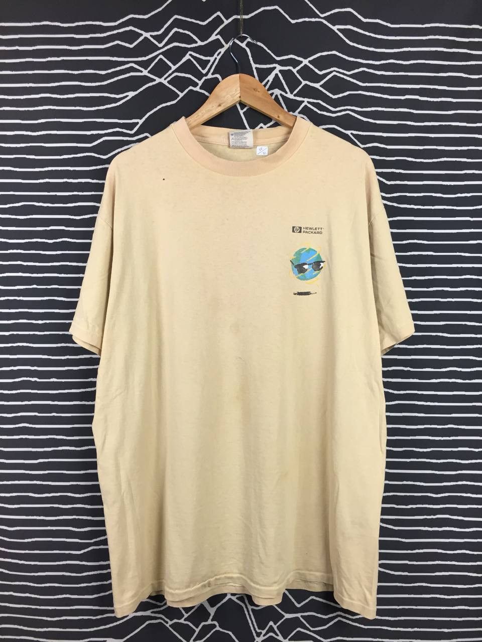 Apple Vtg 90s Distressed HP Hewlett Packard Techwear Tee Size US XL / EU 56 / 4 - 2 Thumbnail
