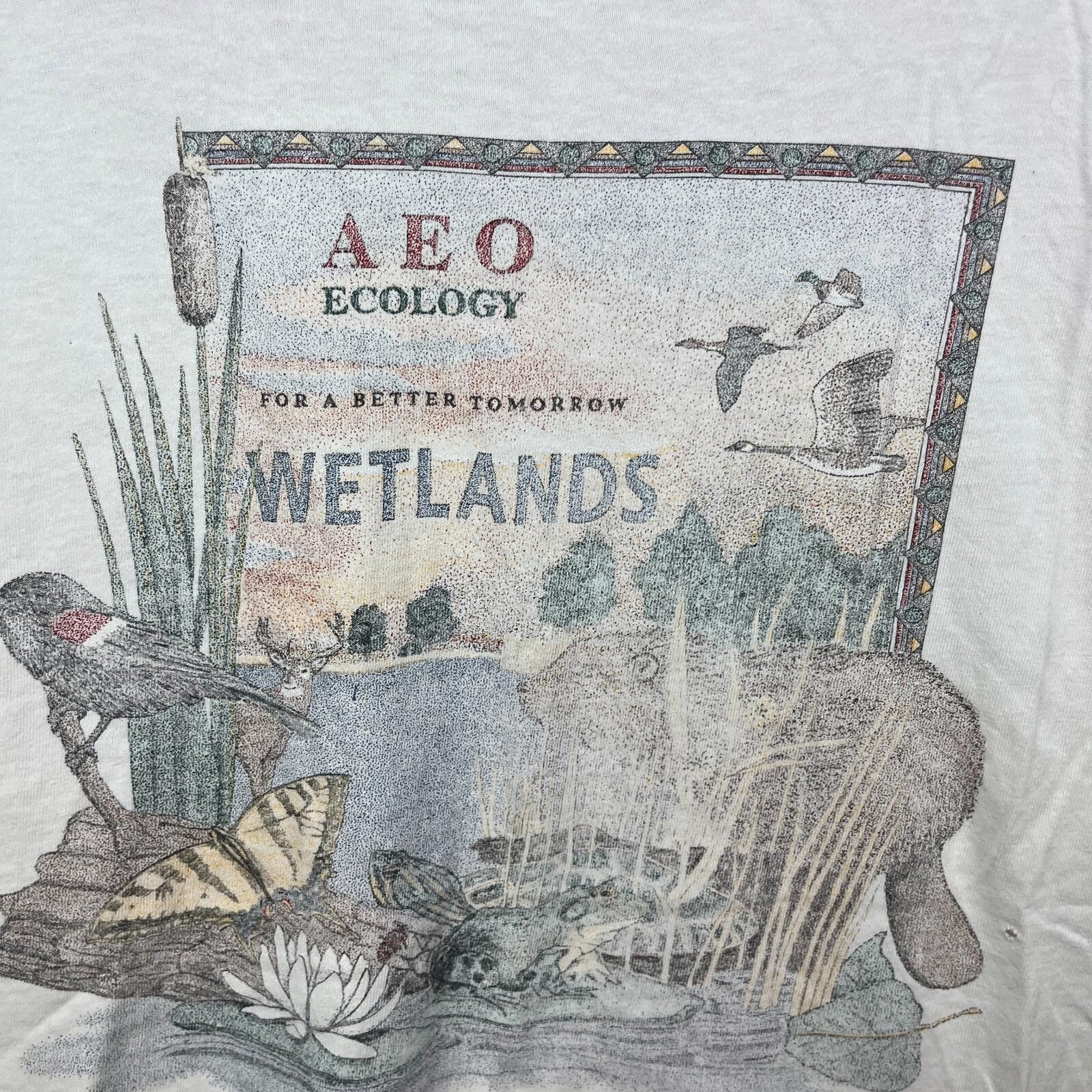 American Eagle Outfitters Vintage 90s American Eagle Nature Animal T-Shirt XL Size US XL / EU 56 / 4 - 5 Thumbnail