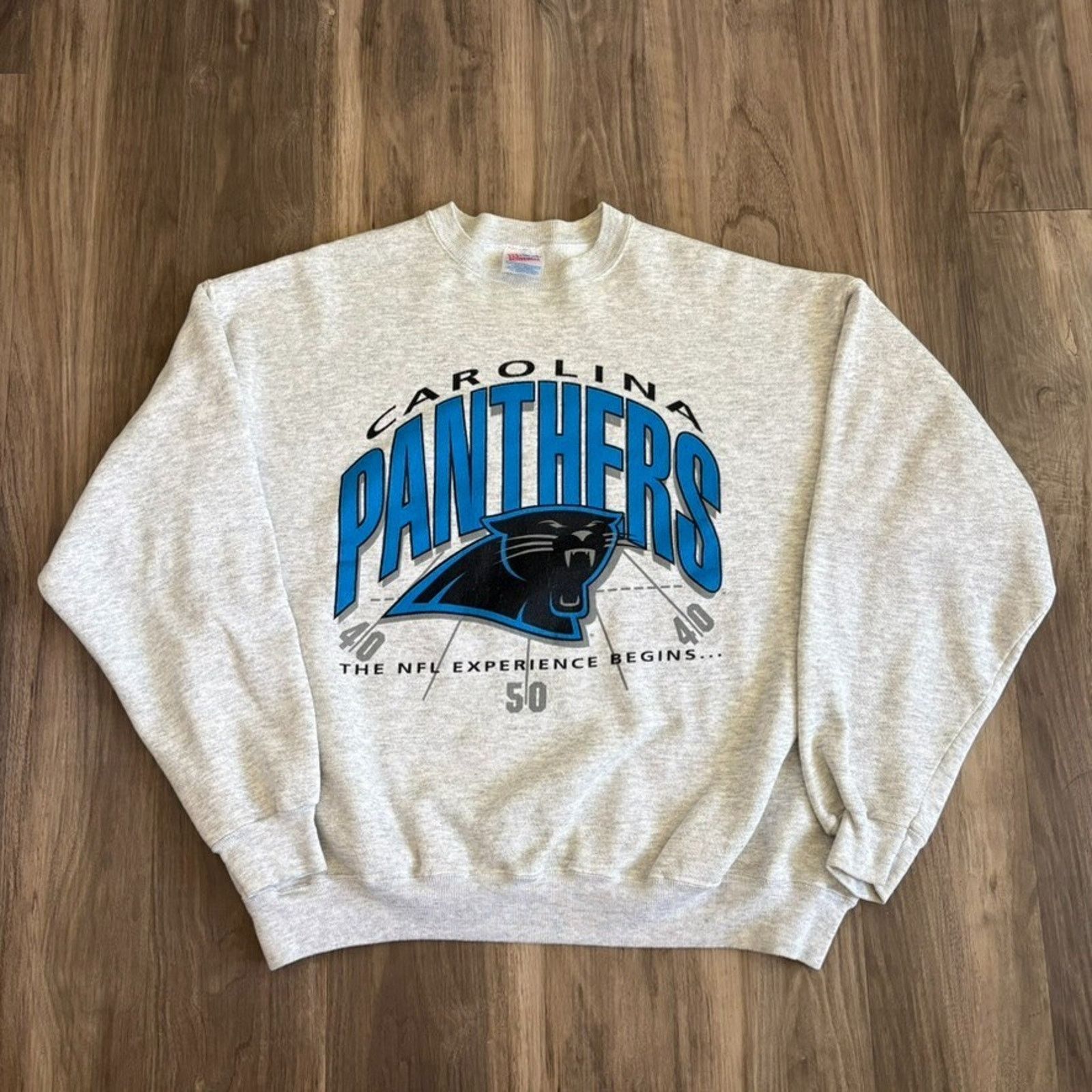 Vintage Vintage NFL Carolina Panthers Sweatshirt Size XL Size US XL / EU 56 / 4 - 1 Thumbnail