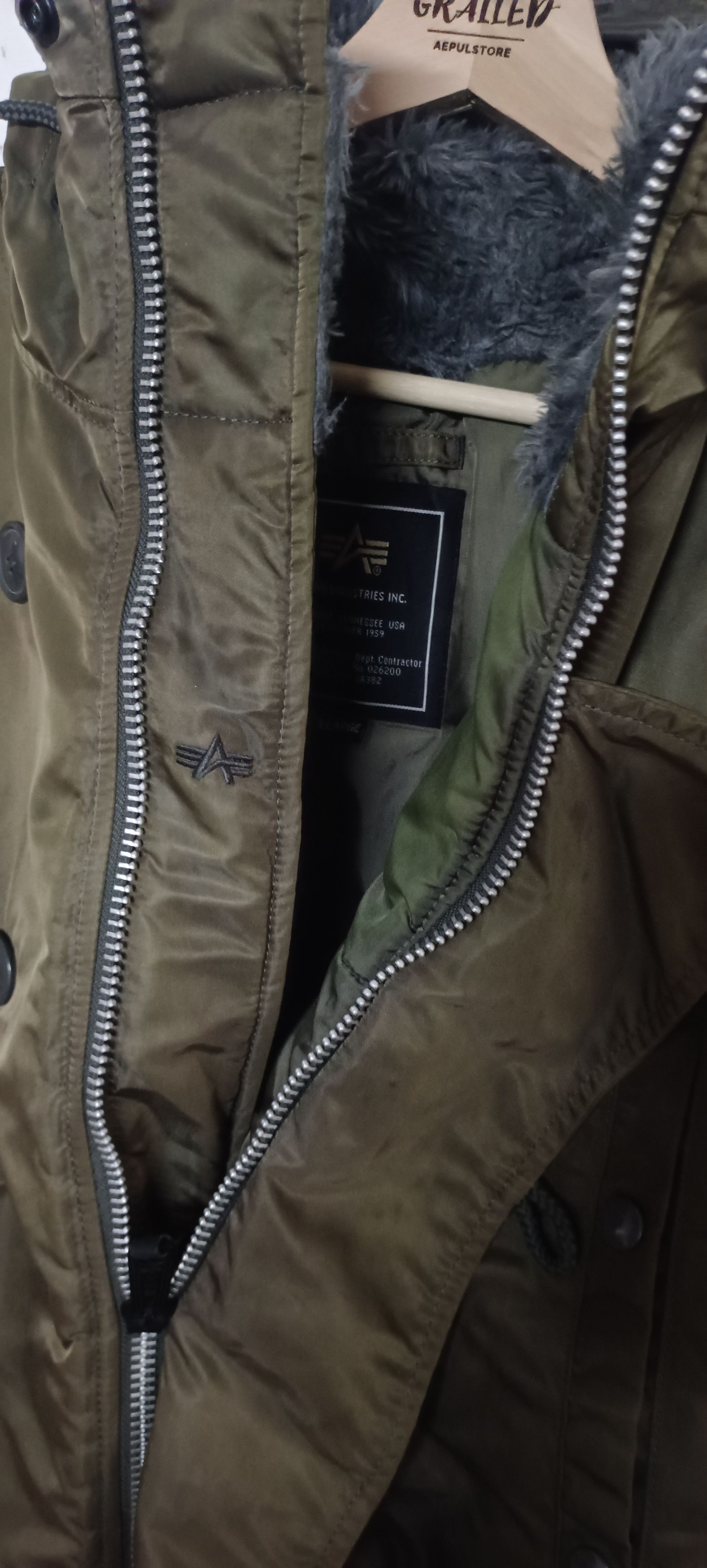 Alpha Industries Vtg Alpha Industries Parka Extreme Cold Weather Type N-3B(N) Size US XL / EU 56 / 4 - 14 Thumbnail
