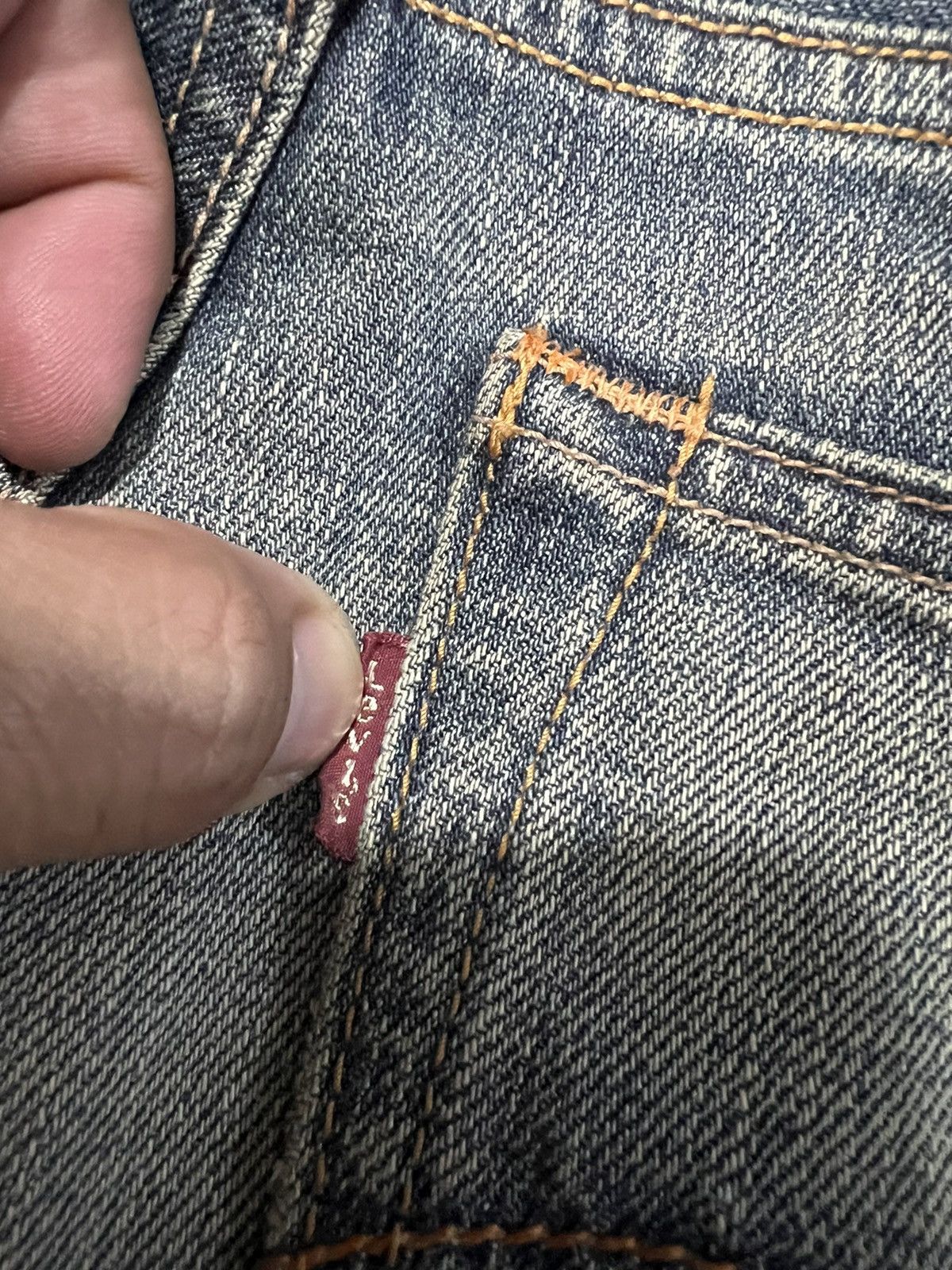 Japanese Brand × Levi's × Levi's Vintage Clothing 💥Crazy💥Vintage Levis 502 Mud Wash Distressed Jeans Very Rare Size US 31 - 11 Thumbnail