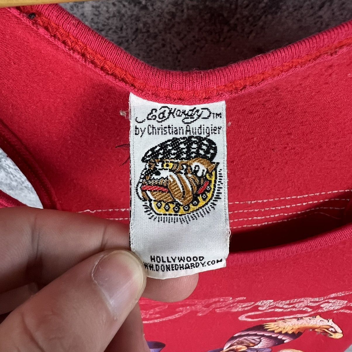 Ed Hardy Ed Hardy Christian Audigier Vintage Tank Top Size L / US 10 / IT 46 - 3 Thumbnail