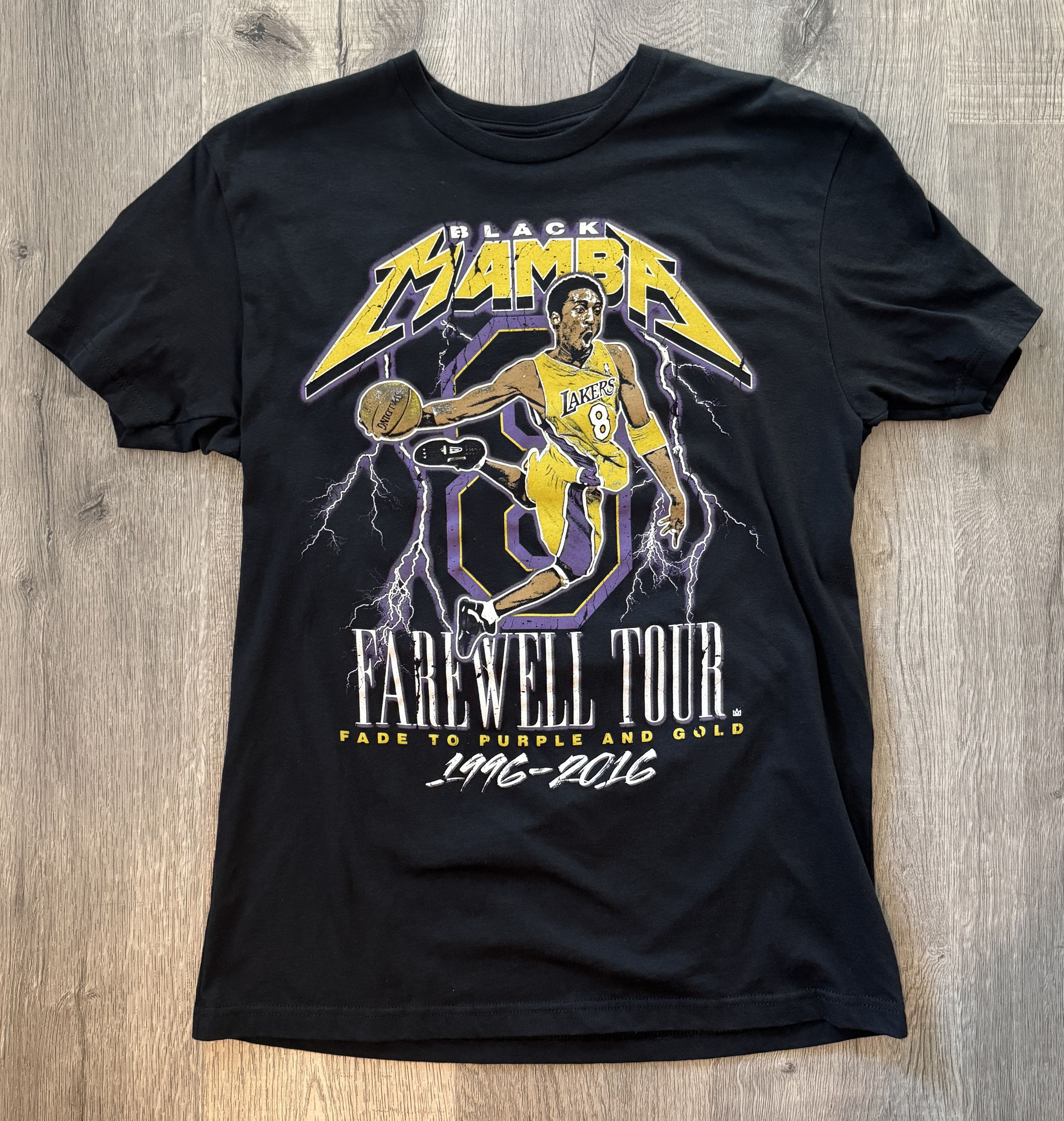 NBA Kobe Bryant Farewell Tour Black Mamba Tee M Size US M / EU 48-50 / 2 - 1 Thumbnail