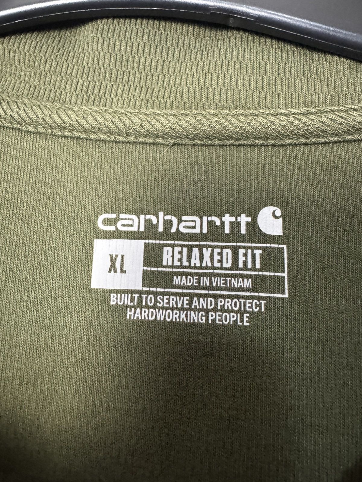 Carhartt Vintage Carhartt Quarter Zip In Olive XL Streetwear Vintage Size US XL / EU 56 / 4 - 5 Thumbnail